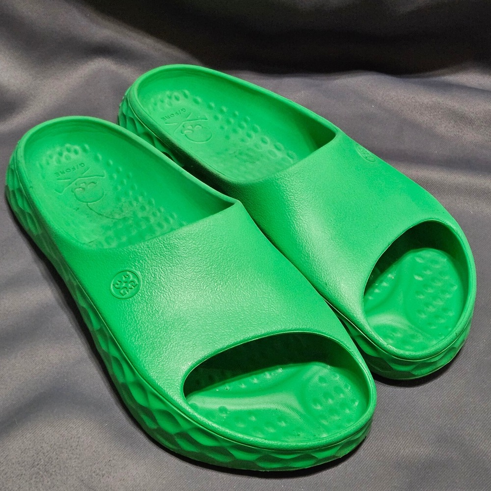 G/FORE Fore Play Men's Kelly Green Slide Sandals Golf Recovery Shoes Size 11
